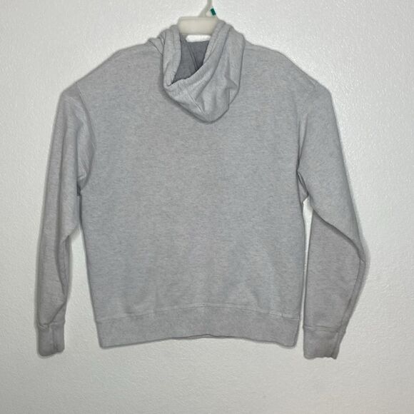 CHAMPION Men’s Camo Appliqué Power Blend Fleece Pullover Gray Hoodie Size L - Picture 4 of 4